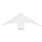 Ekena Millwork Bellingham Architectural Grade PVC Gable Bracket, 36"W x 12"H x 4"D x 6"F, 8/12 Pitch GBP036X12X0406BEL00 - alternate 5
